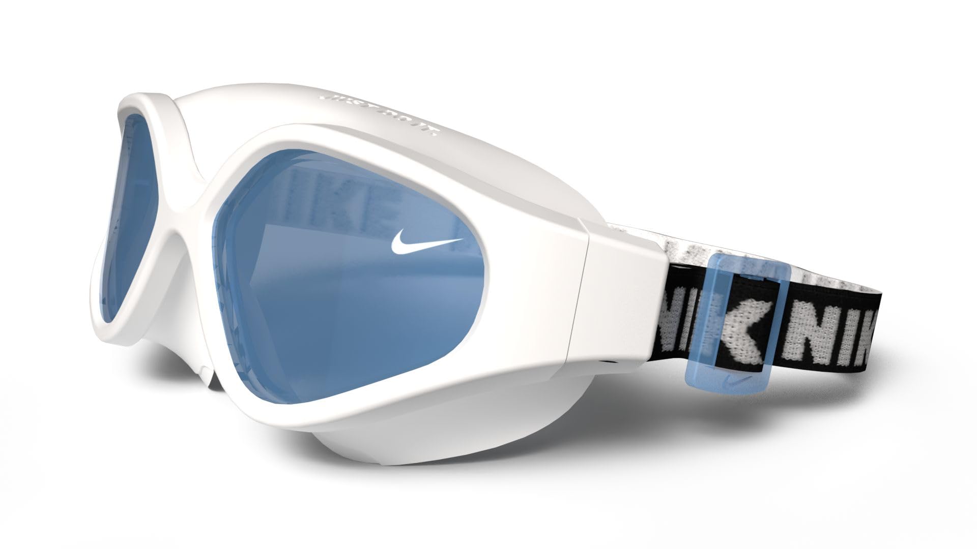 Nike Youth Expanse Swim Mask Goggle, White