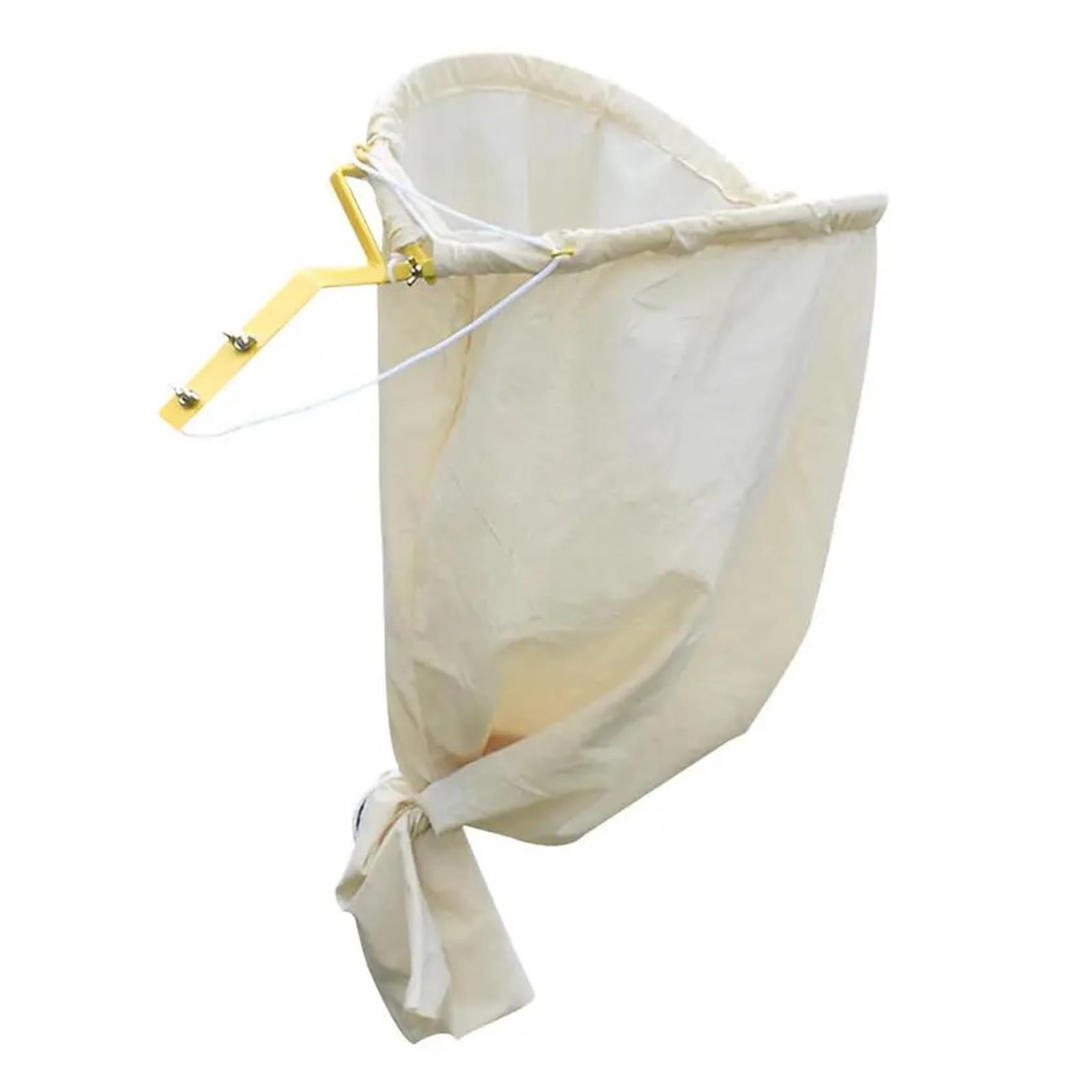 Filet de capture d'abeilles, ca anti-mouches réutilisable avec base verrouillable, équipement d'apiculture, sac d'apiculture, outil de contrôle des parasites Apiculture
