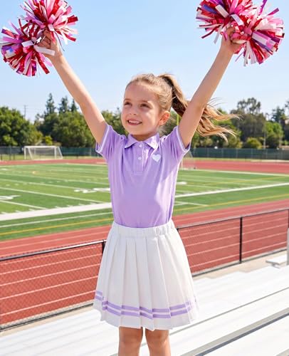 Move Dance Little Girls Dress 3T 4T Purple Polo Skirt Set with Shorts - image 6