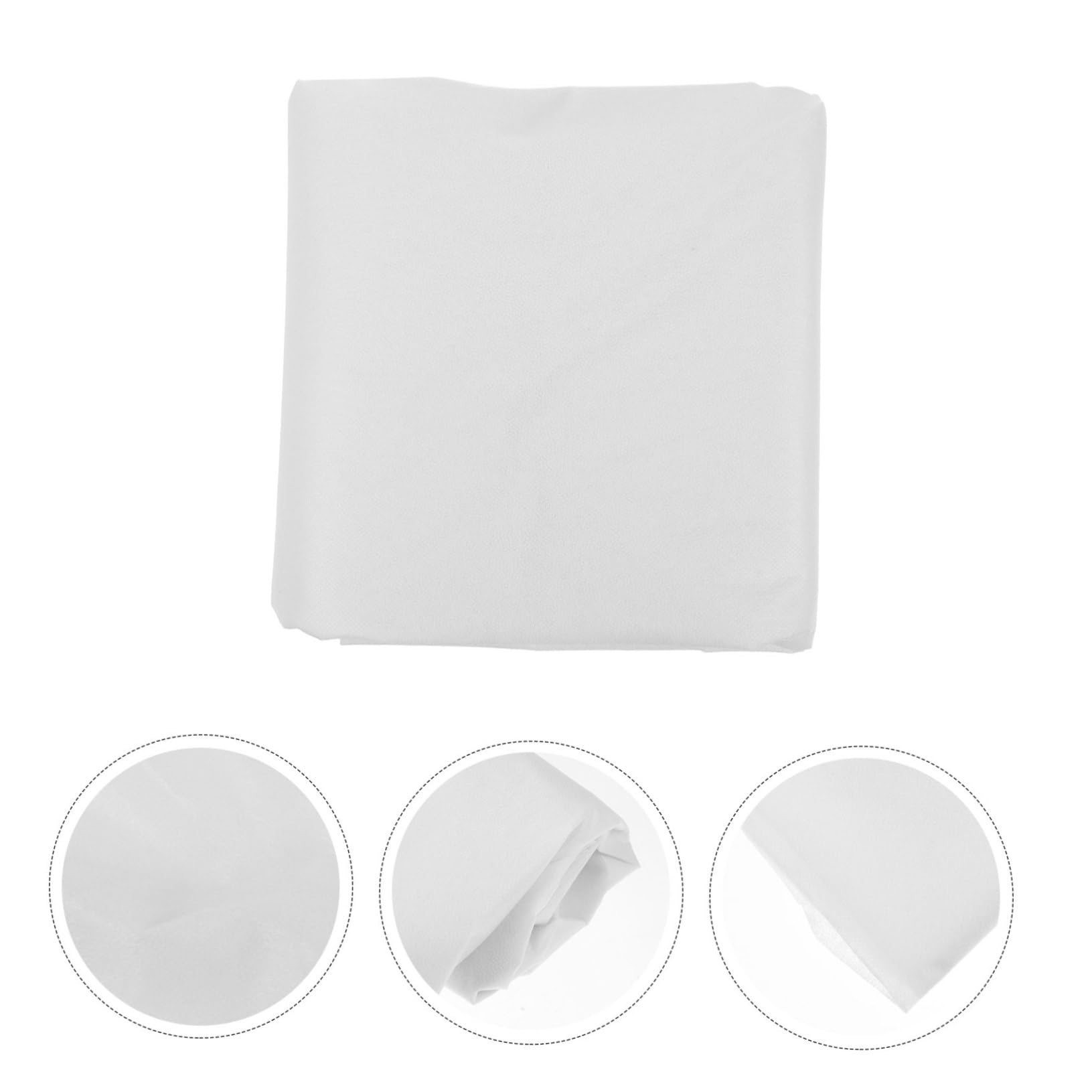 HAWILLOSCH Machine Embroidery Stabilizer Interlining Fabric Hot Melt Adhesive Double-Sided Film for DIY Garment Lining