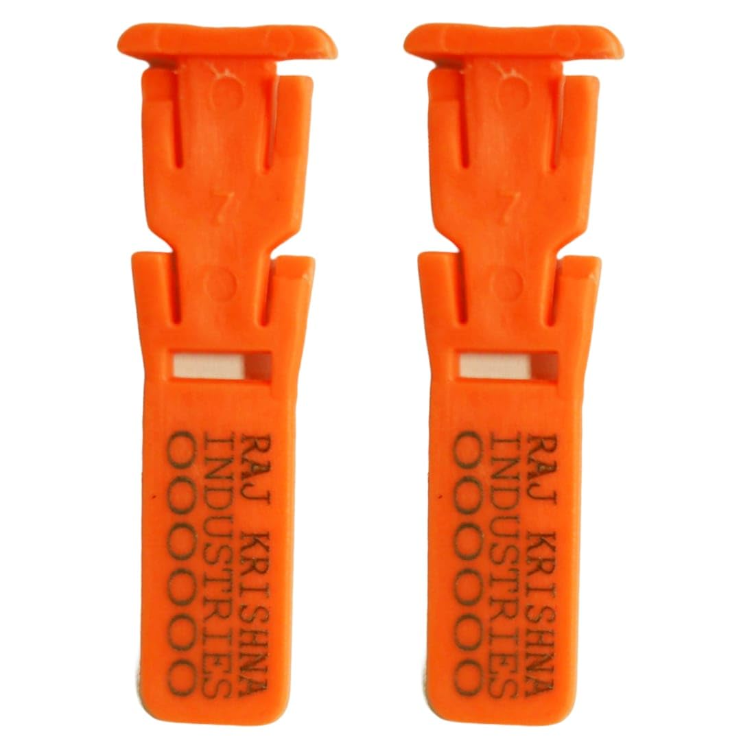 Sponsored Ad - Raj Krishna Industries® Drum Seal, Plastic, Orange, 100 Pcs