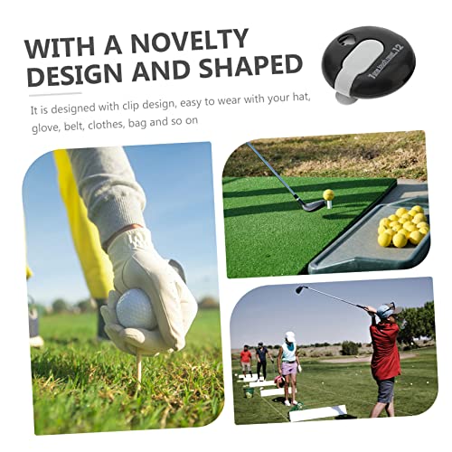 Contador de puntuación para golf INOOMP, dispositivo de alta precisión con clip, blanco miniatura 6