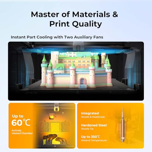 Creality K2 Plus Combo 3D Printer, Multi Color Printing with New CFS, Max 600mm/s Printing Speed, Full-auto Leveling, Next-Gen Direct Drive Extruder, Dual Al Camera, Build Volume 350 * 350 * 350mm - Image 4