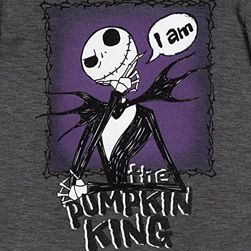 Disney Nightmare Before Christmas Jack Skellington Big Boys Fleece Hoodie Gray 14-16 #TOP2