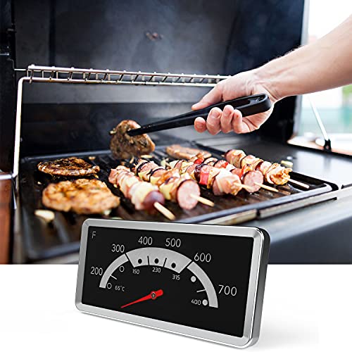 Image of SafBbcue 3.6 inch Grill Thermometers Gauge for Nexgrill 720-0882A 720-0830A 720-0898 Kenmore 119.16144210 146.23673310 148.23683310 139.34172410 Kitchen Aid 720-0830A Grill lid Thermometer