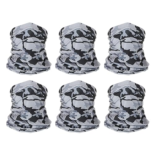 Cou guêtres anti-coup de soleil bandeau visage refroidissant gris