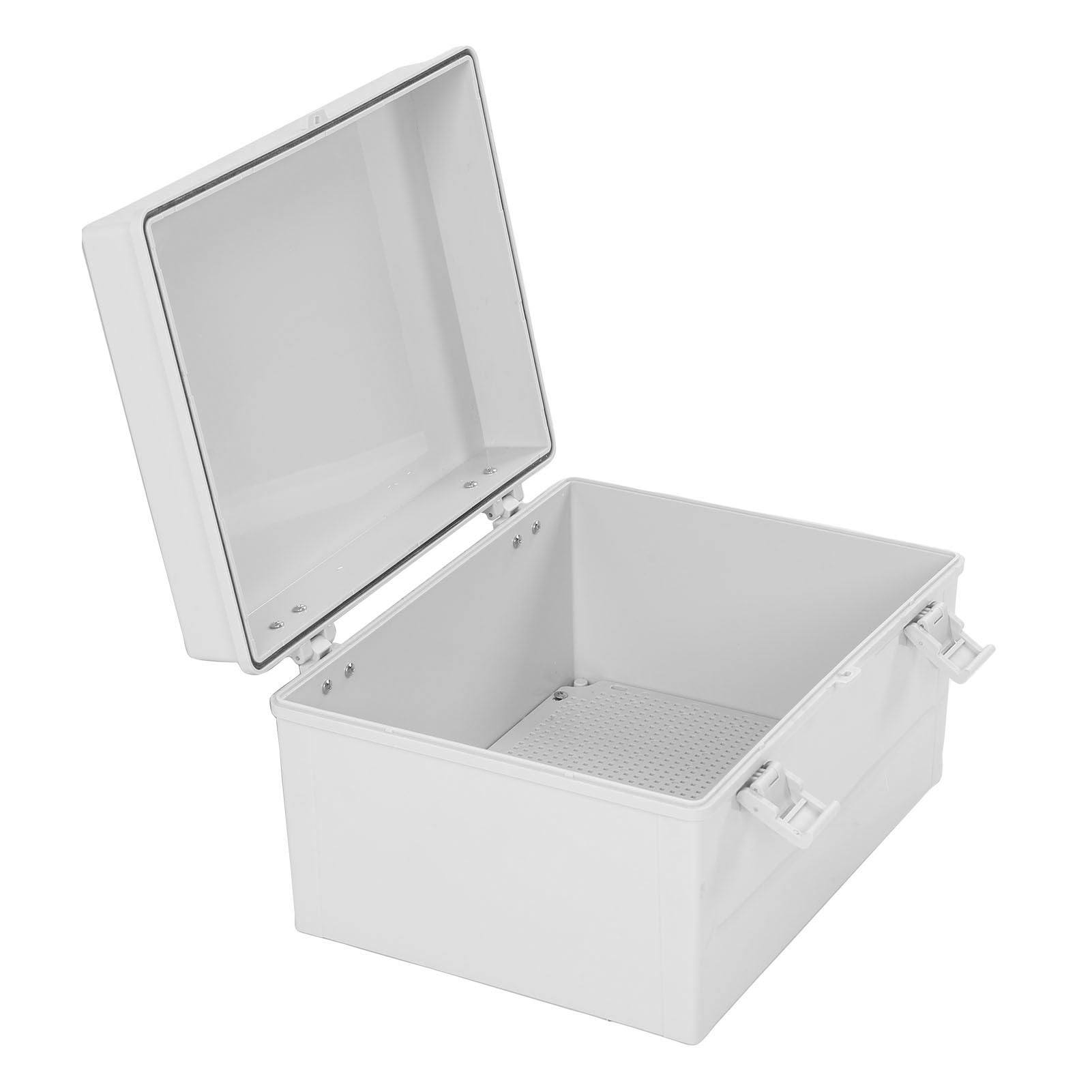 Custodia Elettrica con Fibbia in Plastica Scatola Elettrica Impermeabile IP66 Design con Chiusura Materiale ABS Premium, Grigio Industriale per Applicazioni Industriali (400X300X200