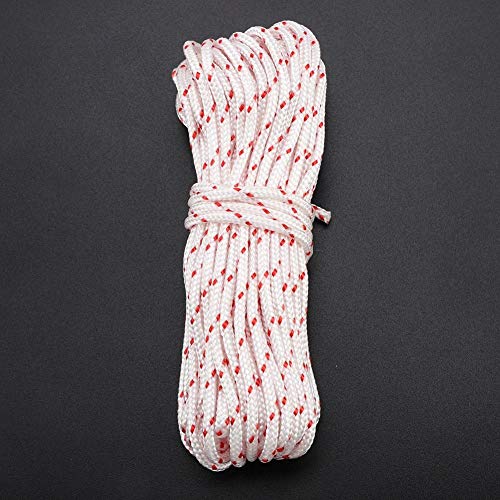 Foto von 10 Meter 5,0 mm Rückstoß Starterseil Zugschnur for Stihl Craftsman Husqvarna Echo McCulloch Homelite Fadentrimmer Kettensäge Rasenmäher Teile