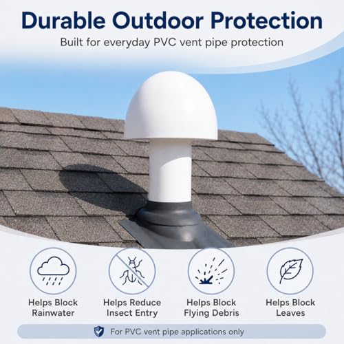 Bouchon d'aération toit PVC champignon ABS renforcé finition haute qualité - 5