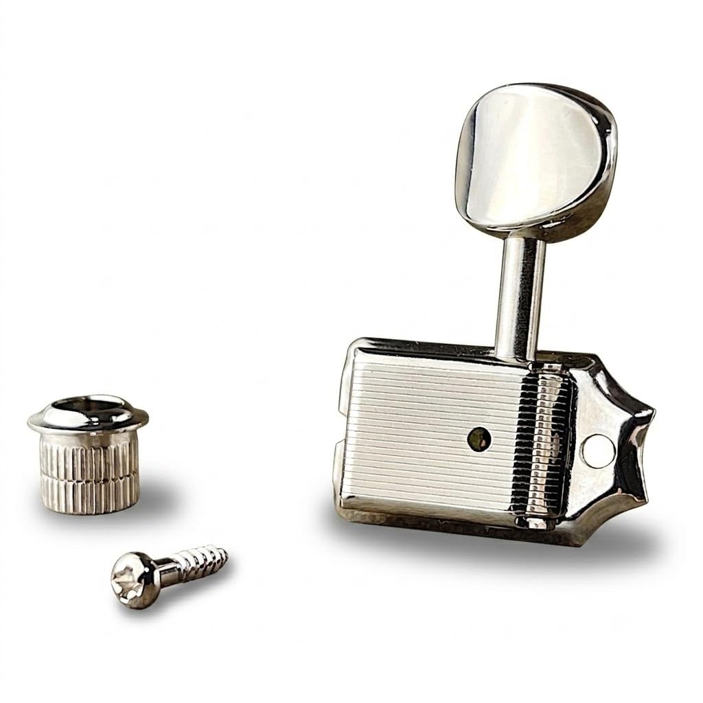 Gotoh SD91-MG-05M Afinadores de bloqueo, níquel R6, Magnum Lock zurdos