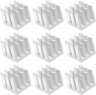 9PCS Aluminum Heat Sink 10 * 10 * 10MM Heatsink Cooler for CPU Mos Cooling IC Slug Electronic Components