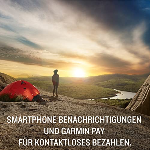 Garmin fenix 6S Solar – schlanke GPS-Multisport-Smartwatch mit Solar-Ladefunktion für bis zu 10 Tage Akku. 1,2“ Display für schmale Handgelenke, mit vorinstallierten Sport-Apps, Silber/Schwarz - Image 5