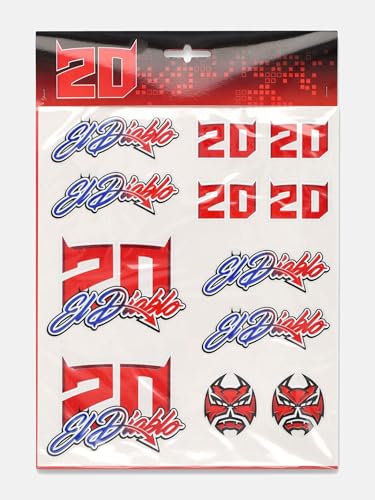 Planche de Sticker Fabio Quartararo 20 Officiel MotoGP