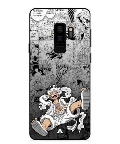 Image of Premium Anime 2 Case for Samsung Galaxy S9 Plus (Glossy Finish) Soft-Touch Metal TPU Back Cover, Shockproof, Designer, Aesthetic Mobile Phone Case