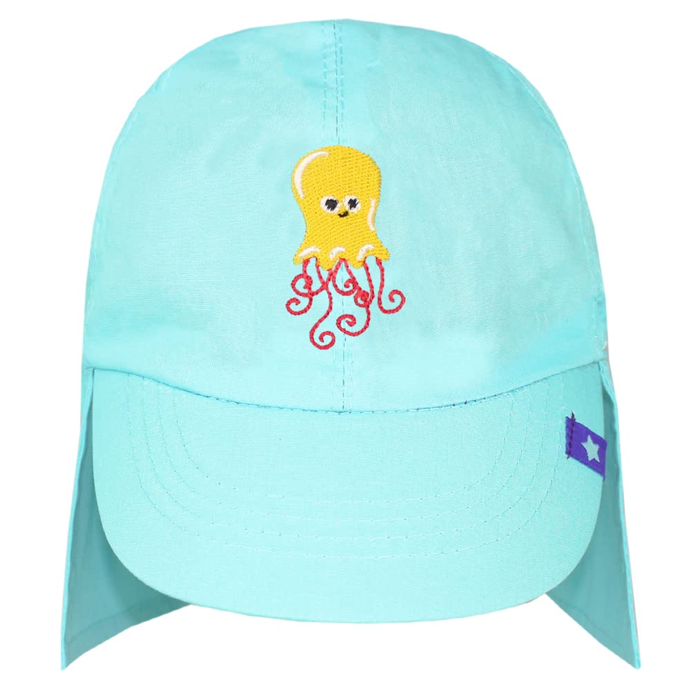 TeddyT's Children's Jellyfish Sea Creature Legionnaire Sun Hat (1-2 Years)