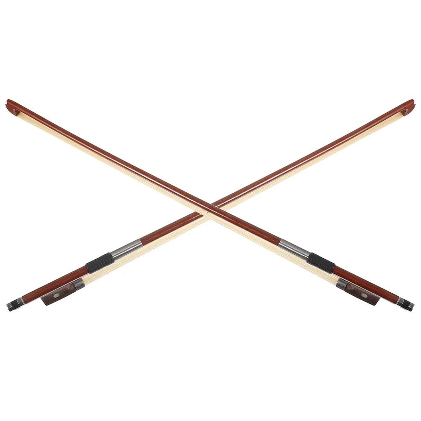 Geigenbogen 2Pcs Violine Bogen Ersatz Gut Für Anfänger Farbe Holz Hergestellt Teile Handgemachte