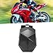 Imagen de Mochila para Motociclismo Estilo Fibra de Carbono con Bolsa de Asiento Trasero Expandible de ABS Impermeable para Ciclismo Al Aire Libre