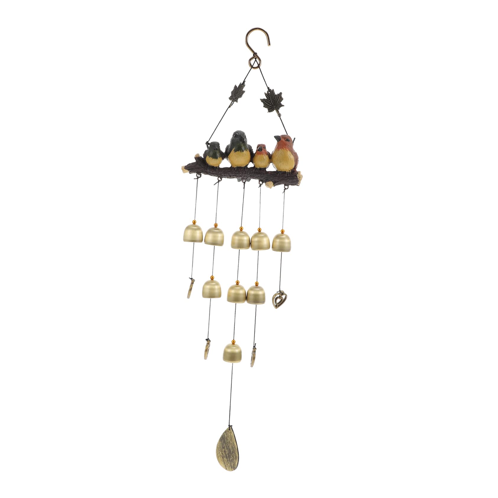 Pendentif de voiture cloche d'oiseau cardinal, un carillon souvenir idéal à offrir