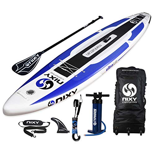 NIXY Touring Hinchable Stand Up Paddle Board Paquete. Ultra luz 12 '6 