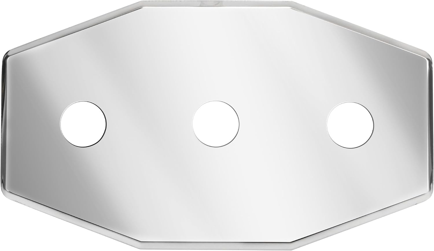 Three-Hole Remodel Plate, Shower Valve Cover Plate for Wall Repair | Compatible With Westbrass D505 Series