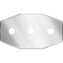 Three-Hole Remodel Plate, Shower Valve Cover Plate for Wall Repair | Compatible With Westbrass D505 Series