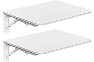 HOOBRO Wall-Mounted Floating Folding Desk for Small Spaces