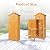 IRONMAX Outdoor Wooden Storage Shed, 71 Inches Outside Vertical Tool Storage Cabinet w/Folding Table & Removable Shelves, Tall Wood Garden Shed for Patio, Deck, Backyard, Lawn