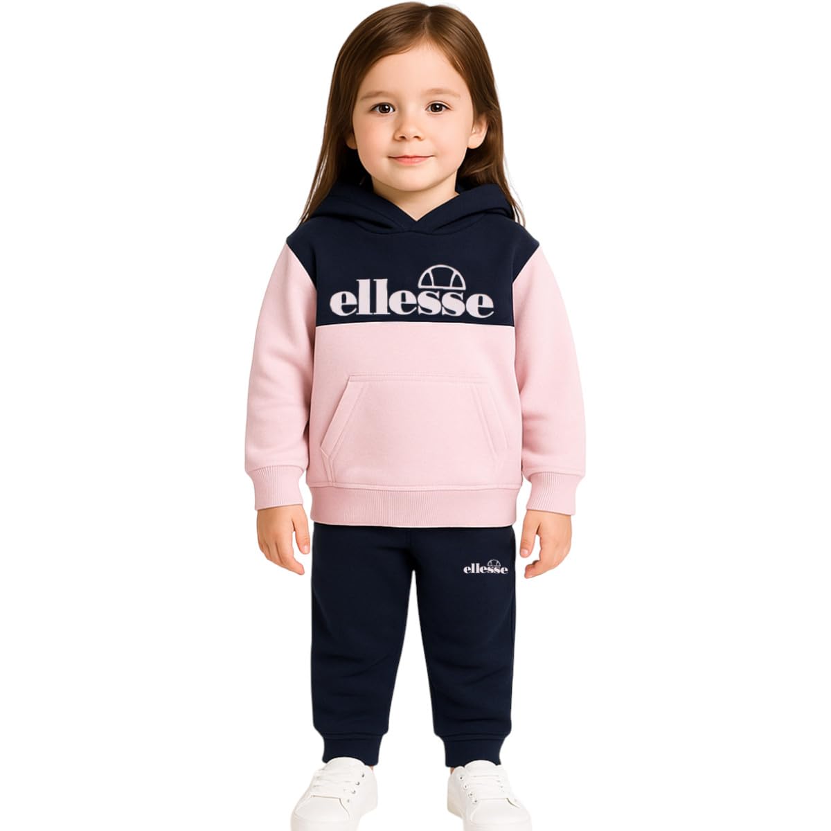 Ellesse, Hose, Jogginghose, (2 bis 7 Jahre), Kinder, Junge, Mädchen, Pants, Jogging, Legging, Chino, Short, Sport, Winter, Fleece, Warm, Atmungsaktiv, Modell SJ00428 S1-3/4