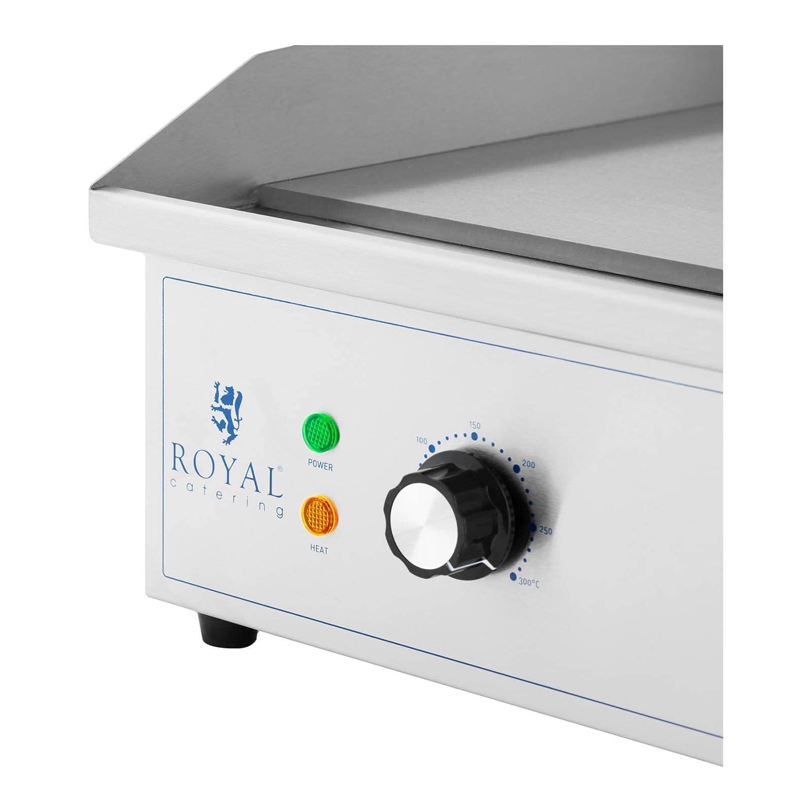 Royal Catering Piastra elettrica professionale 727 x 420 mm 2 4 400 W Da appoggiare Piastra di cottura per ristorante Commerciale per barbecue, snack bar, Esterno