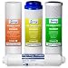 iSpring F4 6-Month Replacement Supply Water Filter Cartridge Pack Set for Standard Reverse Osmosis RO Systems with Post Carbon Filter