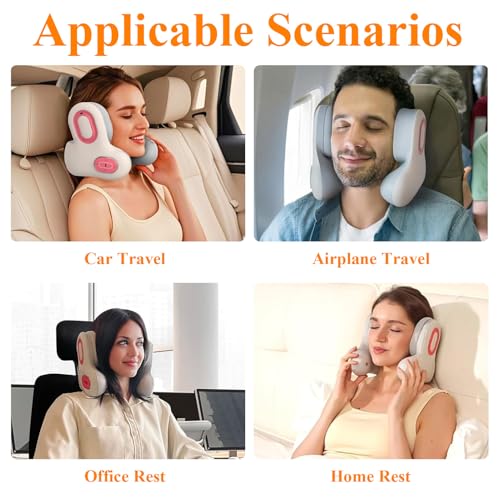 Almohada ajustable de viaje con función térmica y audio miniatura 7
