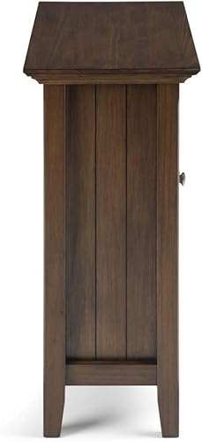 Miniatura 7 de SIMPLIHOME Bedford - Armario de almacenamiento bajo de transición de madera maciza de 32 pulgadas de ancho en marrón envejecido natural, rústico,