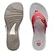 Clarks Women's Breeze Sea Flip-Flop, Red Synthetic, 8
