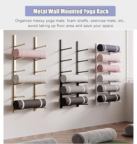 Tapis de yoga encombrant ? Solution gain de place avec support mural