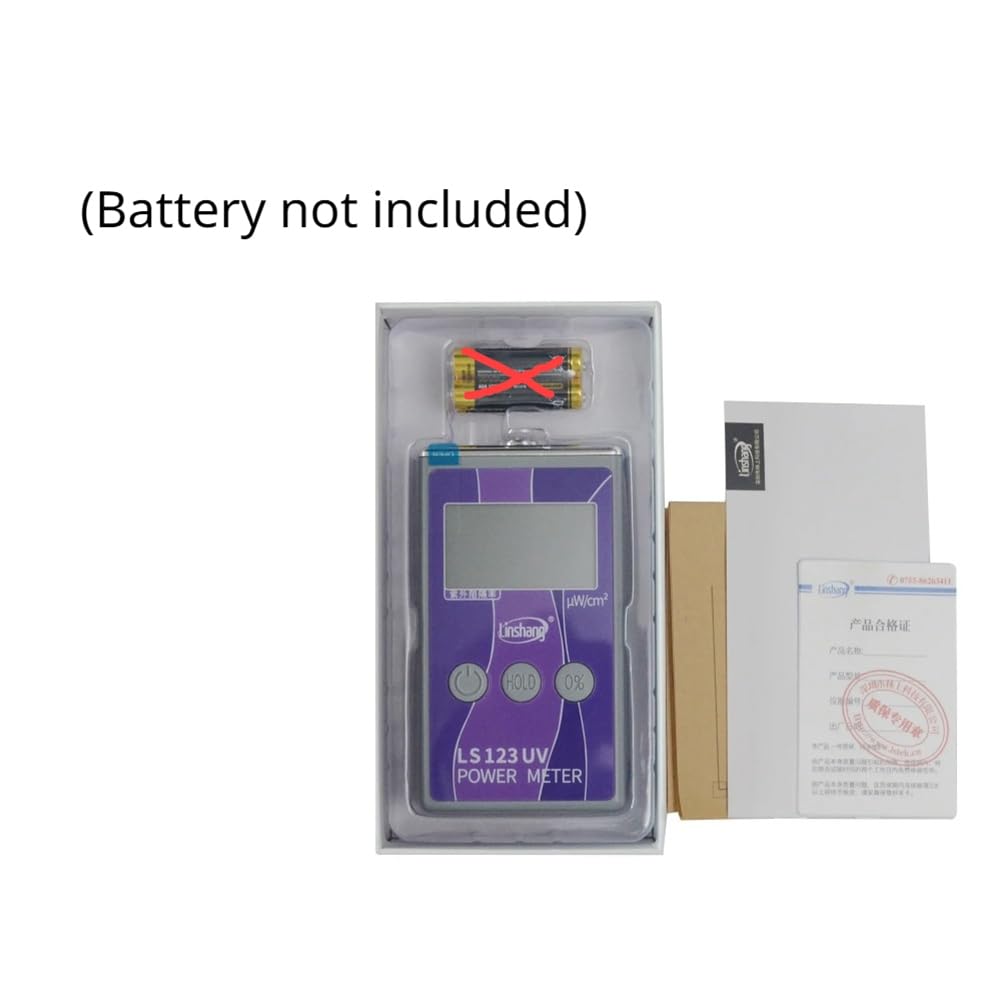 SHABD Medidor UV Portátil LS123 Mide la Radiación Ultravioleta Intensidad de Potencia Radiancia Densidad Tasa de Rechazo
