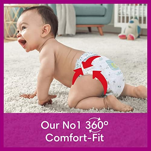 Pampers Baby Nappy Pants Size 6 (15+ kg/33 Lb), Active Fit, 120 Nappies, MONTHLY SAVINGS PACK, Pampers Trusted Fit and Comfort For Your Wild Child