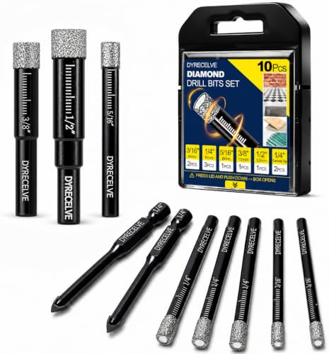 DYRECELVE Dry Diamond Drill Bit Set