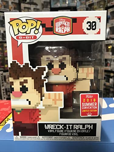 Funko Pop! 8-Bit # 30 Wreck It Ralph (Exclusiva De La Convención De Verano 2018)