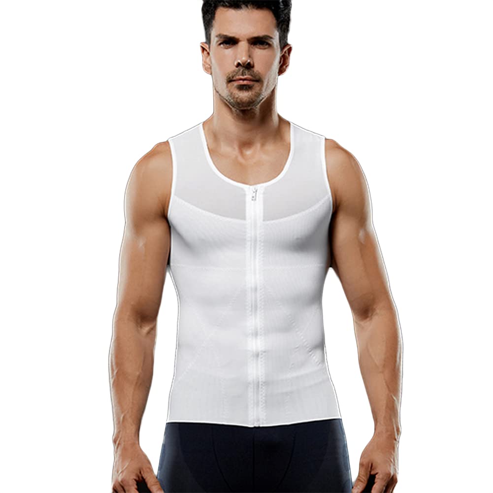 Gynecomastia Pecho Binder Hombres Fajas Moldeadora Alta Elasticidad para Comprimir Pecho Abdomen y Cintura