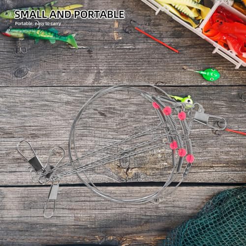 Toddmomy 1 Set Outdoor Fishing Leader Tackle Rig Set miniatura 7