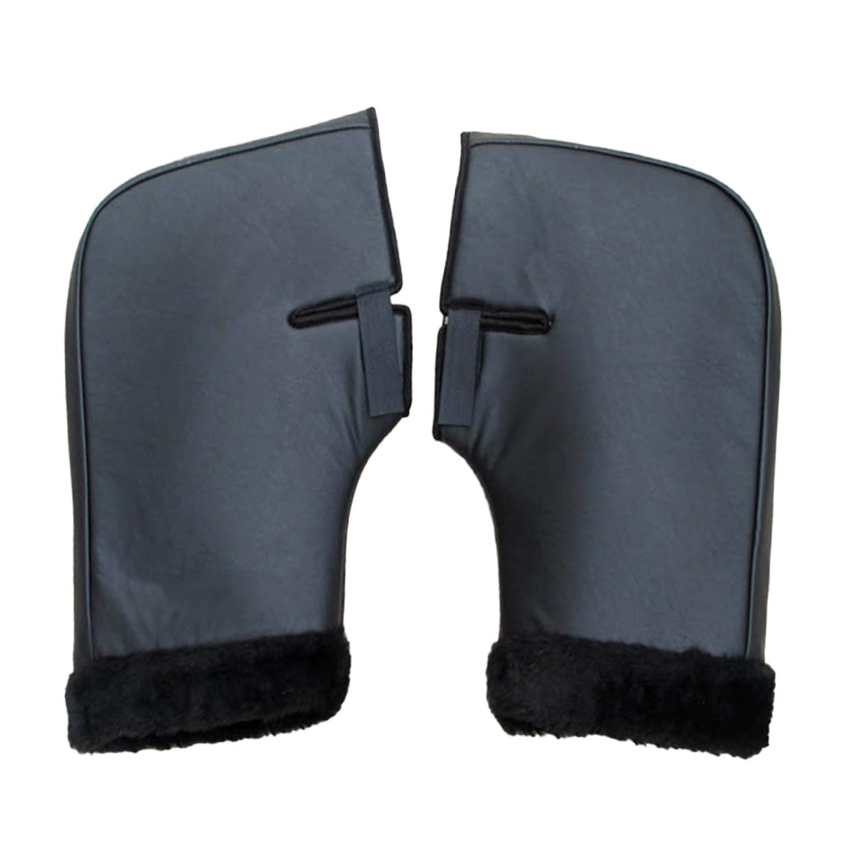 GALPADA Guantes de Ciclismo para Moto Unisex 1 Par en PU Negro
