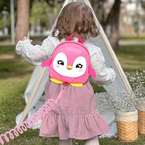 image for Accmor Toddler Harness Backpack Leash, Cute Penguin Kid Backpacks with