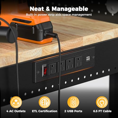 Rolling Workbench with Drawer Storage
