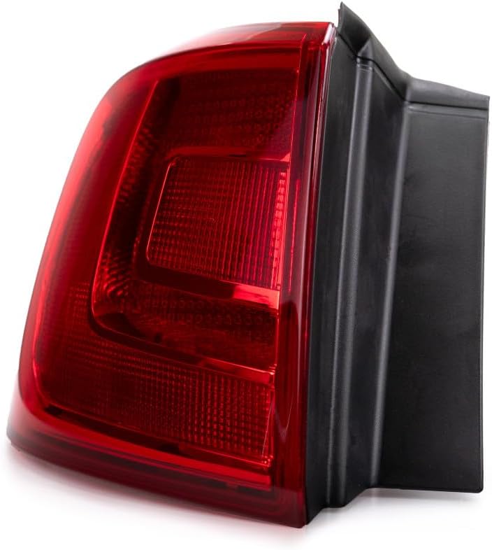CarLights360 For Volkswagen Jetta 2011 2012 2013 2014 Tail Light Assembly Driver Side | VW2804107 | 5C6945095D