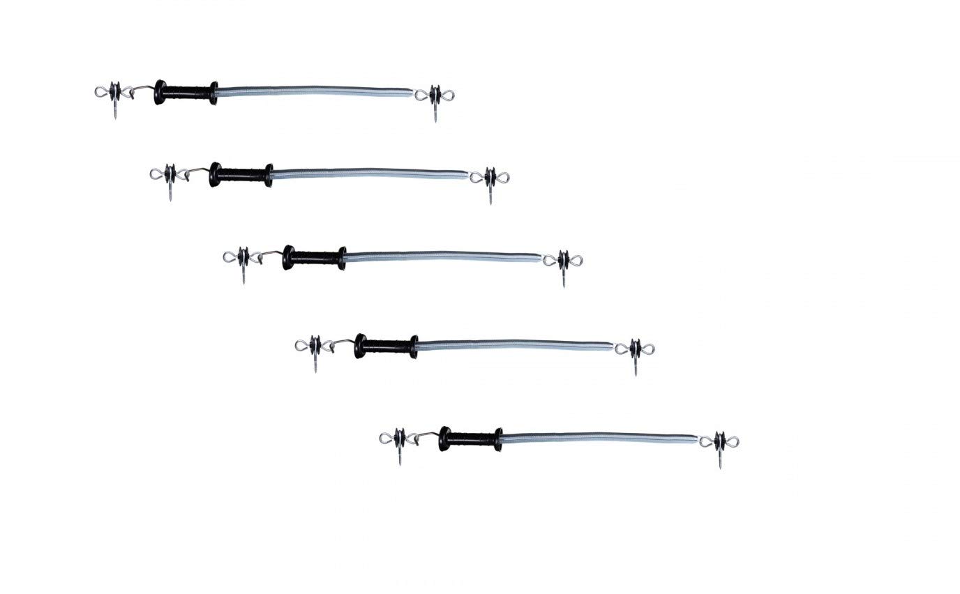 Recinto elettrico Kit con 1 Elettrificatore 220V + 2 Filo 1000 MT 6 Mm² + 400pz isolatori per paletti in legno + 2 Mandrini avvitasvita + 5 kit cancello + 5 tabelle segnaletiche recinti per cinghiali