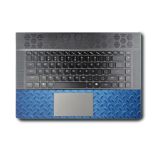 Image of MightySkins Skin Compatible with Alienware X16 R1 (2023) Full Wrap Kit - Blue Gridiron | Protective, Durable, and Unique Vinyl Decal wrap Cover | Easy to Apply & Change Styles | Made in The USA
