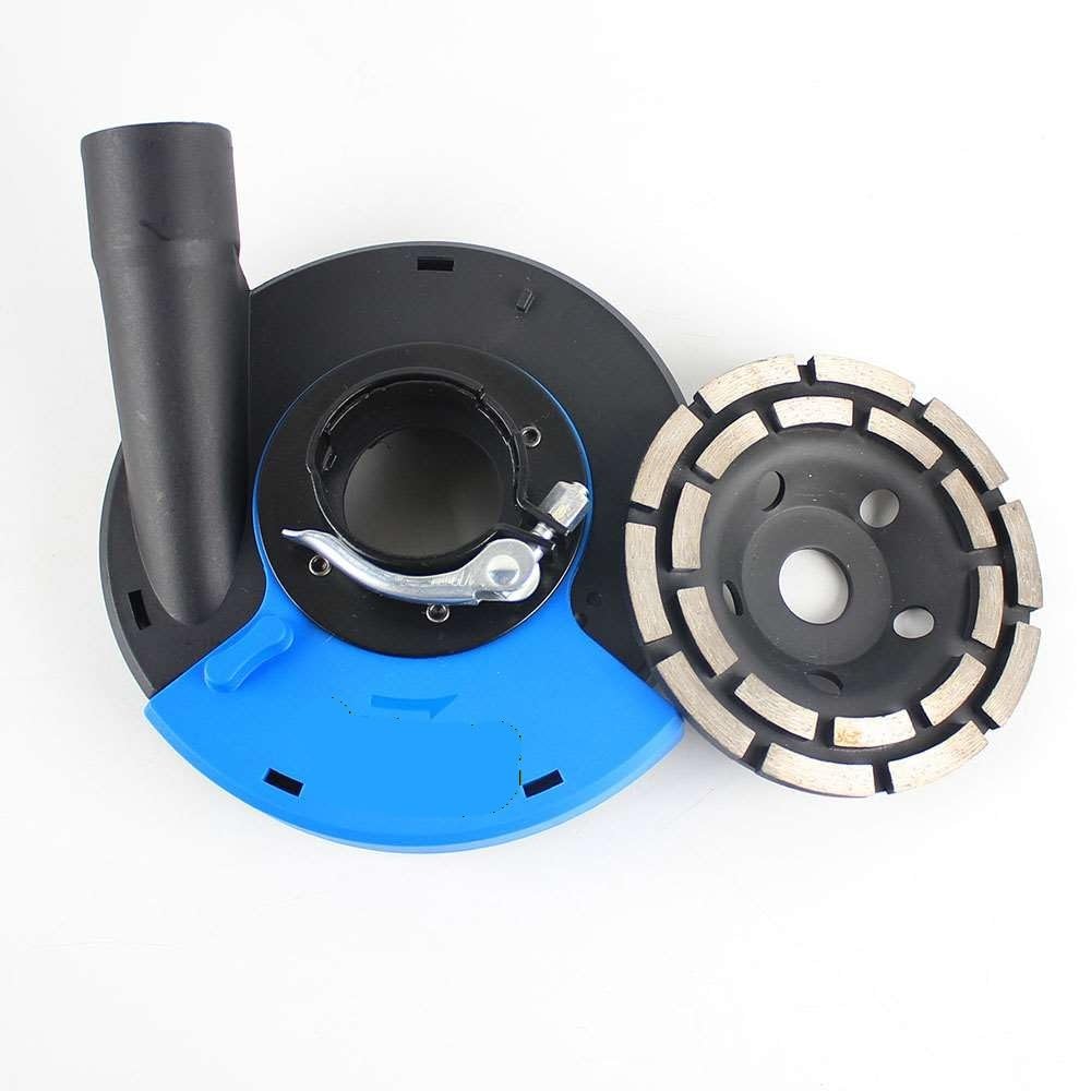 Ewsdsfs Plus 5In Wheel 5,7 Inch Angle Grinder Dust Shroud Cover Tools For Concrete Marble Granite Engineered Stone Grinding Collection(Plus 5In Wheel)