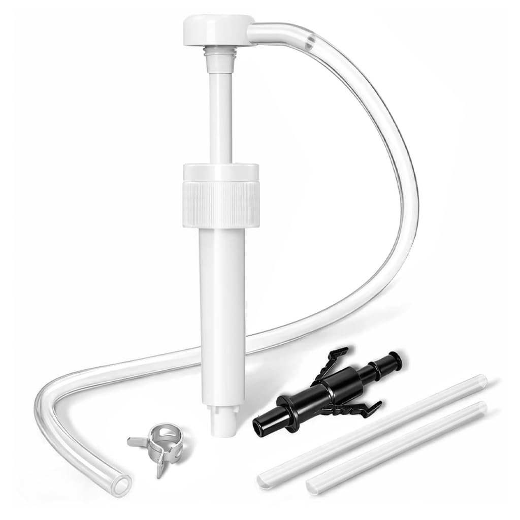 STHIRA® 800CC Manual Liquid Transfer Pump, Hand-Operated Siphon Pump with Hose Kit, Fuel Oil Water Transfer Pump, Portable Fluid Extractor for Car Oil Change, Aquarium, Boat, Camping & Emergency Use-image-10