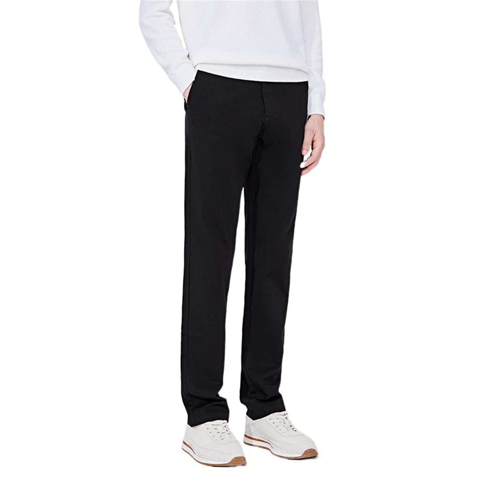 Mens Suits Pants Retro Spring Fall Straight Leg Casual Business Dress Pants for Men