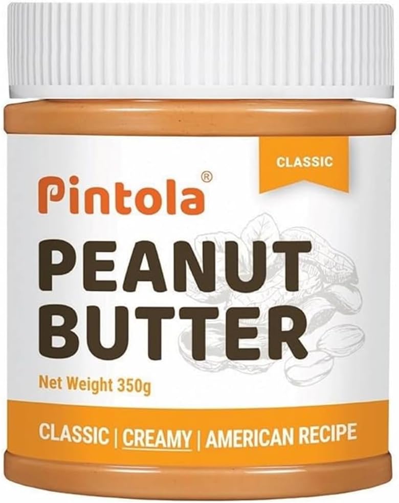Original Classic Peanut Butter Creamy 350g - with High Protein 26g & 7.2g Fiber, Premium Roasted Nuts, Gluten Free, Zero Trans Fat, with MUFA Good Fats, Vit E & B3, Dairy Free